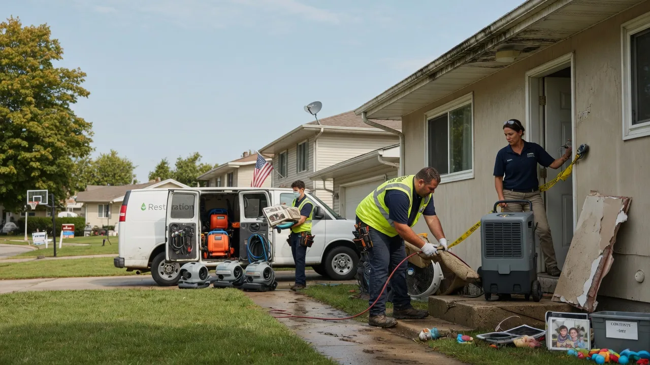 Water Damage Restoration in Weleetka, OK near me